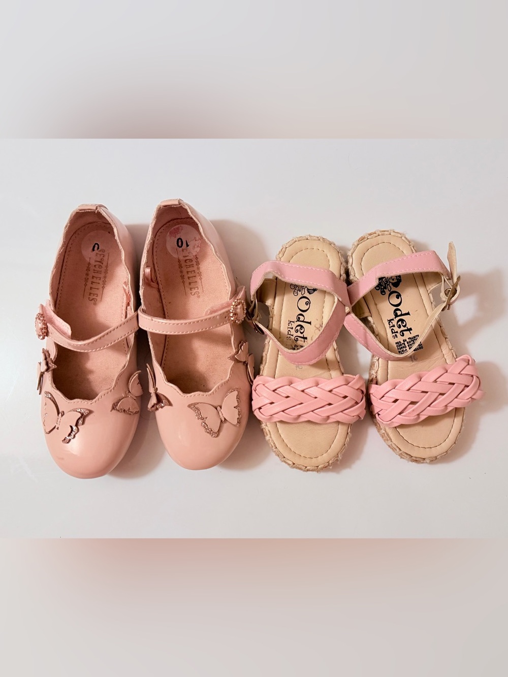 Pink Shoe Bundle | Seychelles Butterfly Flats And Odet Sandals | Size 10